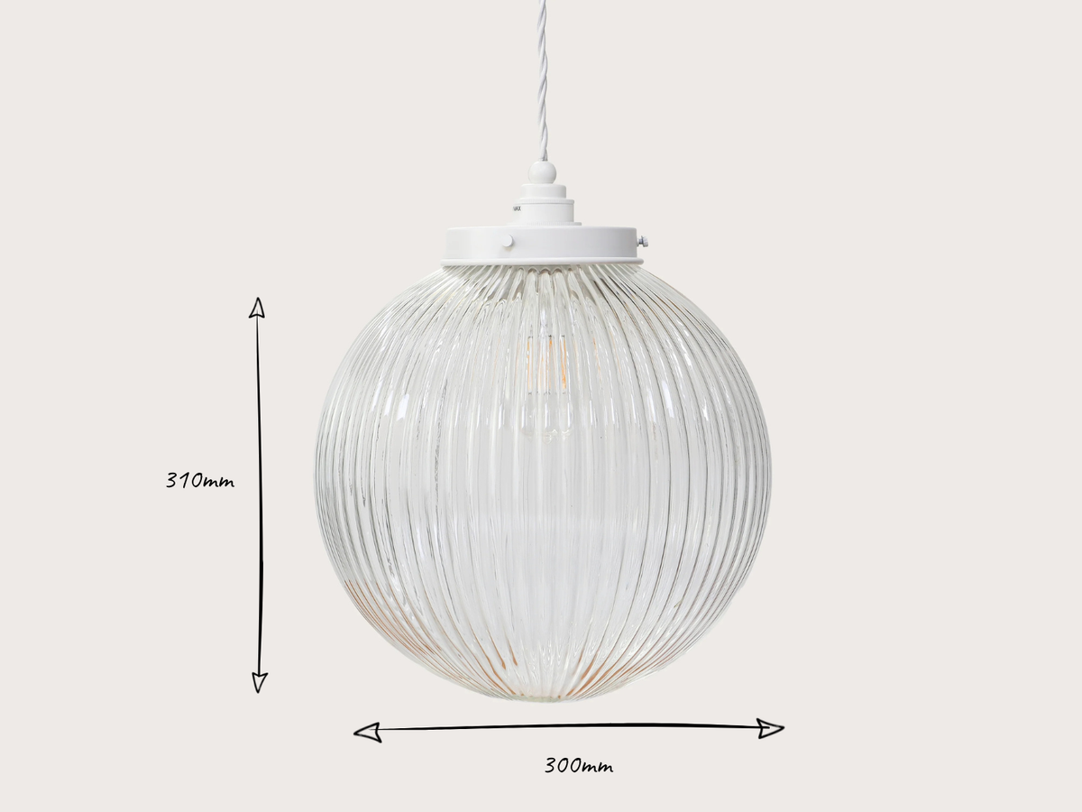 Alfie 30cm Glass Arthur Pendant