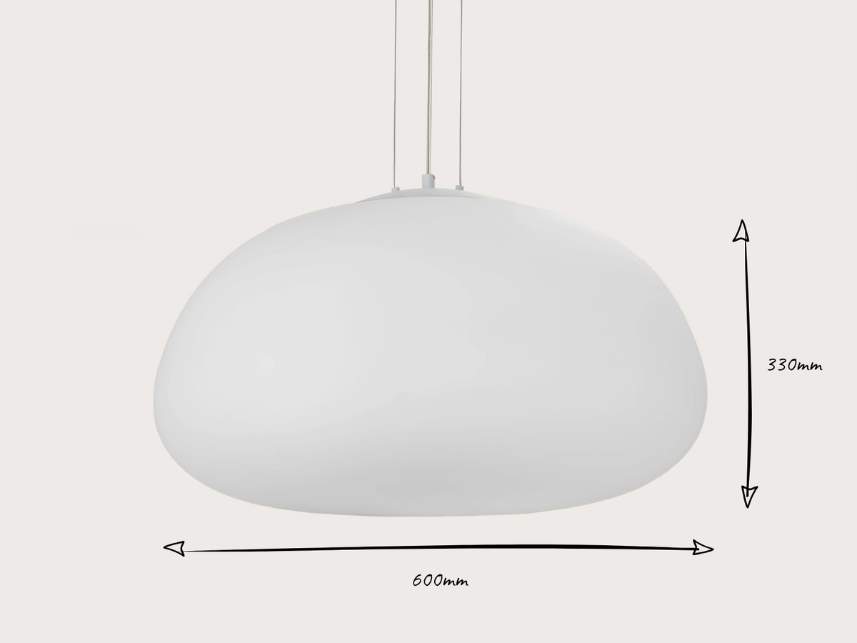 Reggie Opal Glass Pendant