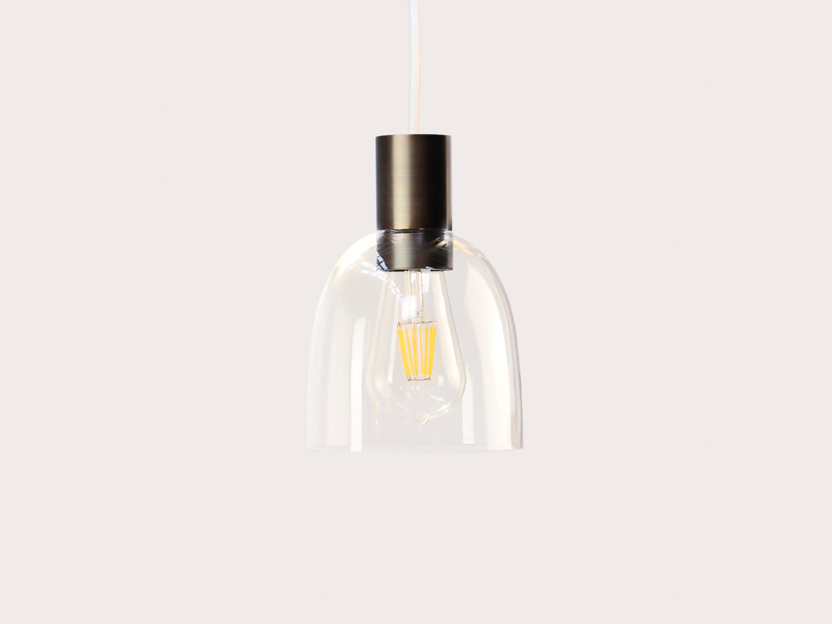 14cm Glass Cloche Fergus Pendant
