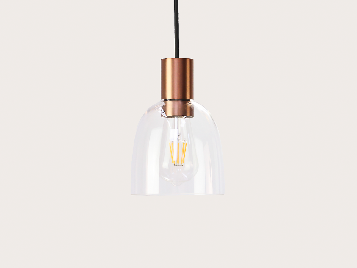 14cm Glass Cloche Fergus Pendant
