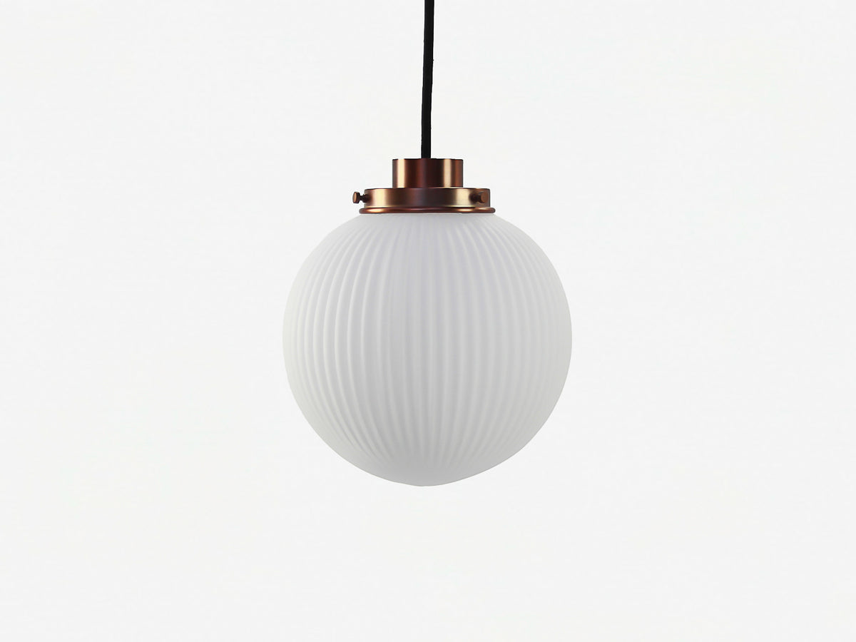 Alfie 20cm Opal Glass Pendant