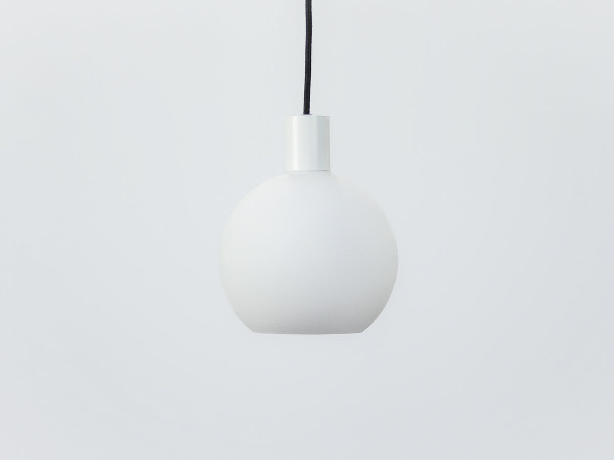 Apothecary 20cm Round Opal Glass Fergus Pendant