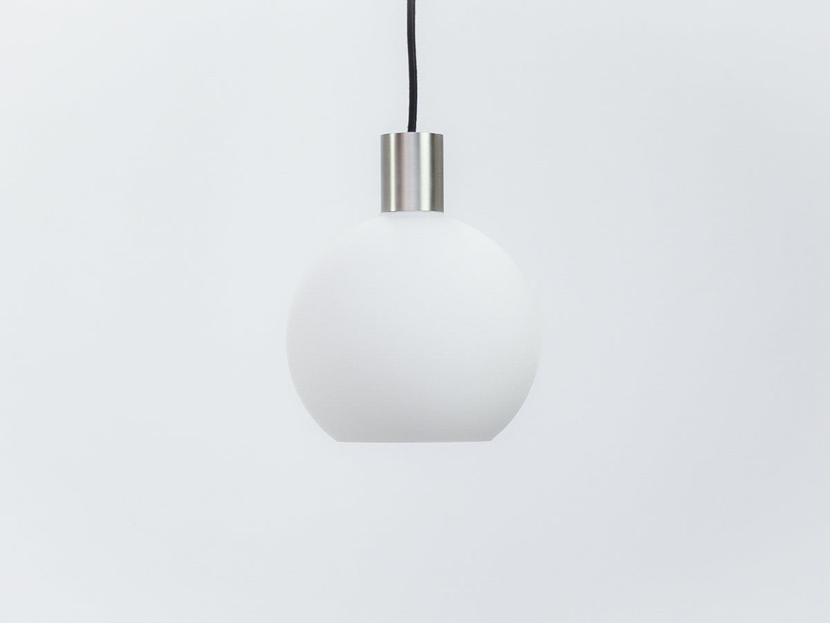 Apothecary 20cm Round Opal Glass Fergus Pendant