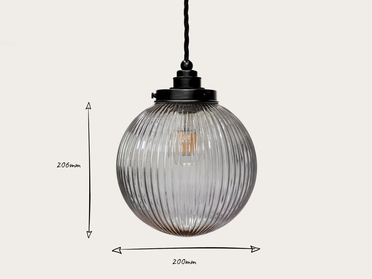 Alfie 20cm Glass Arthur Pendant