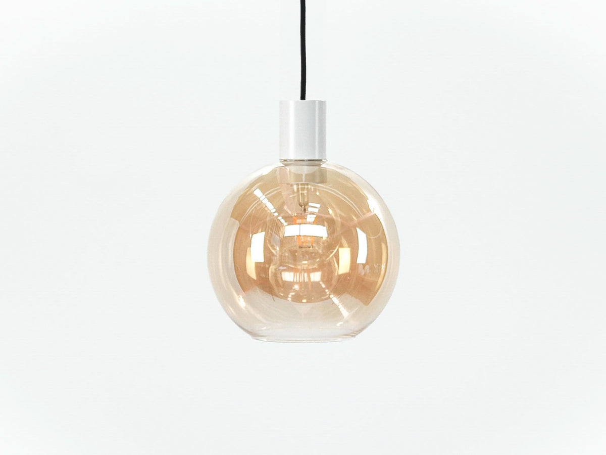 Apothecary 20cm Round Glass Fergus Pendant