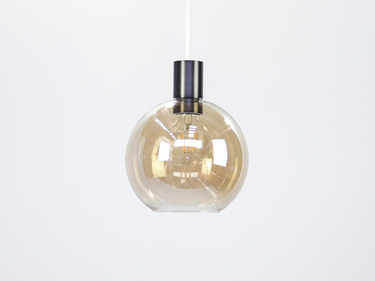 Apothecary 20cm Round Glass Fergus Pendant