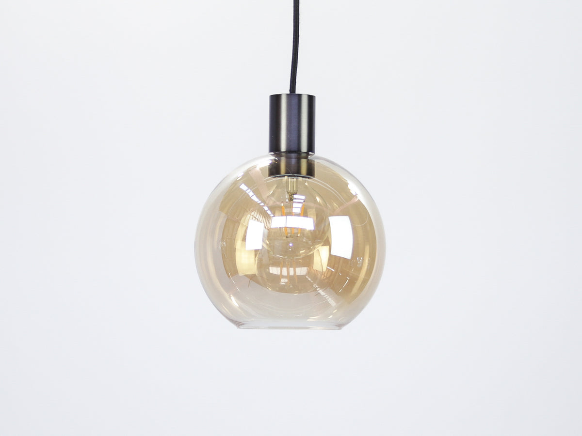 Apothecary 20cm Round Glass Fergus Pendant