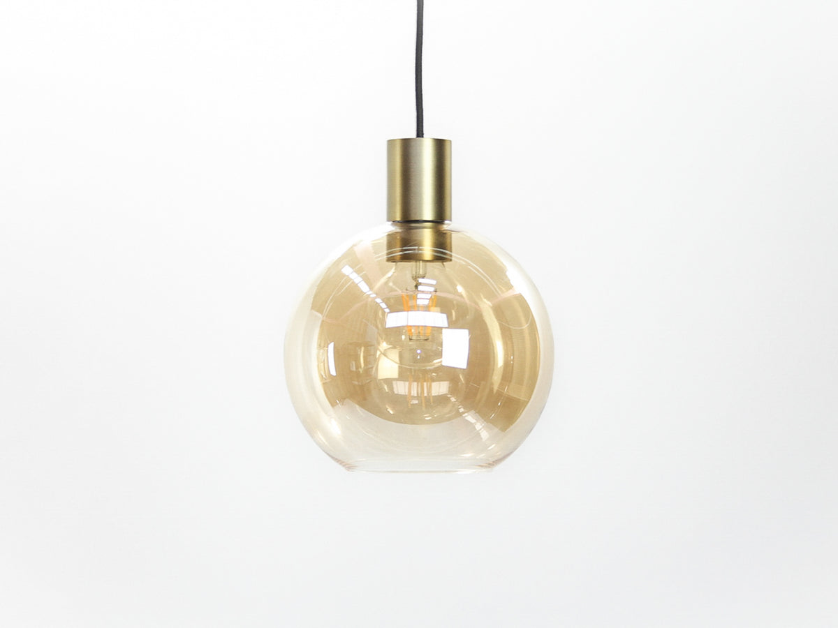 Apothecary 20cm Round Glass Fergus Pendant