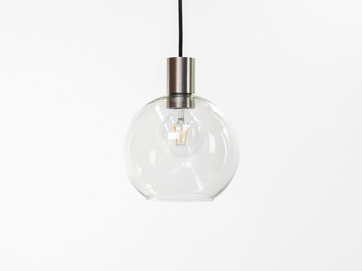 Apothecary 20cm Round Glass Fergus Pendant