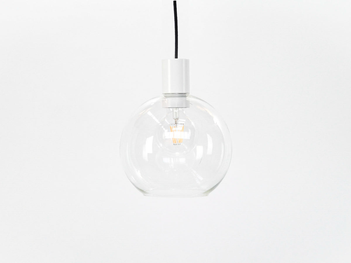 Apothecary 20cm Round Glass Fergus Pendant