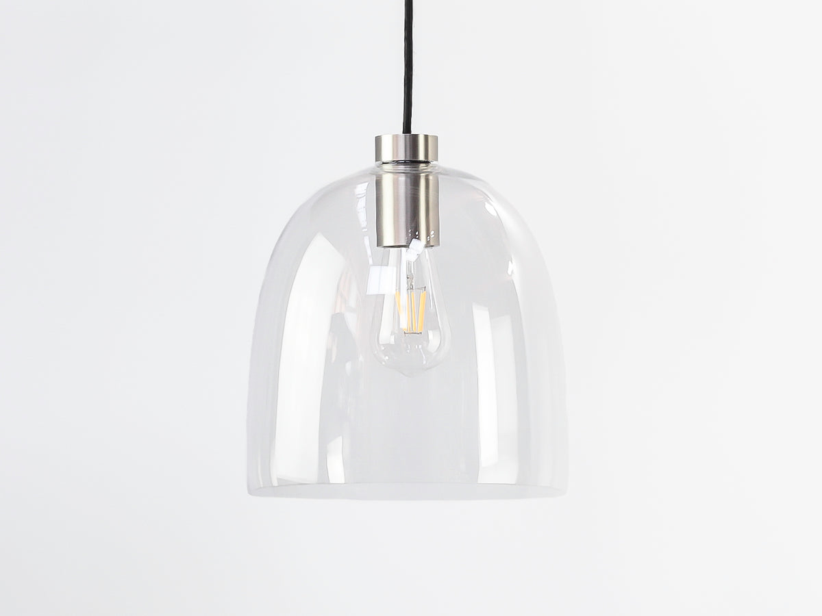 25cm Glass Cloche Fergus Pendant