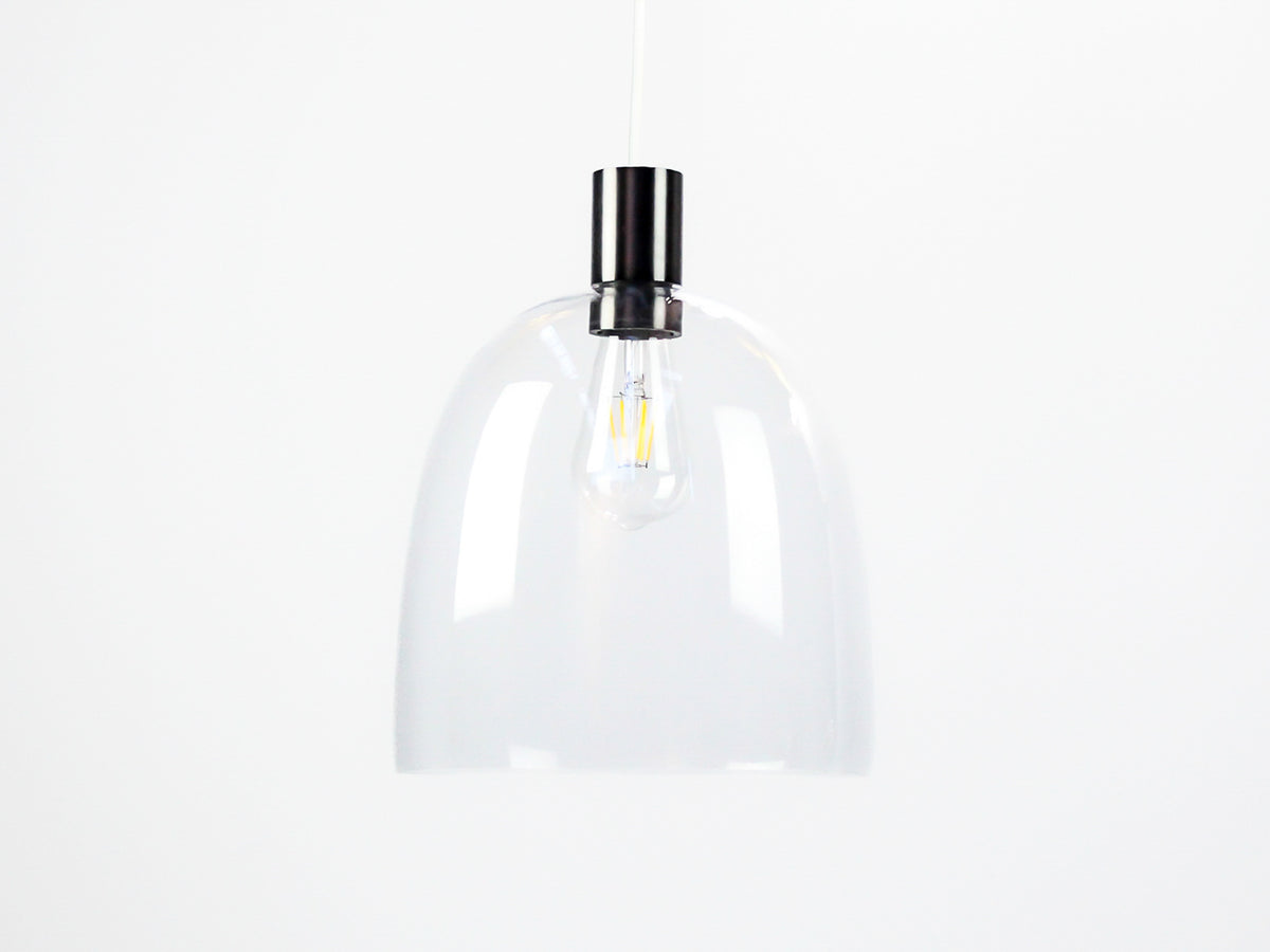 25cm Glass Cloche Fergus Pendant