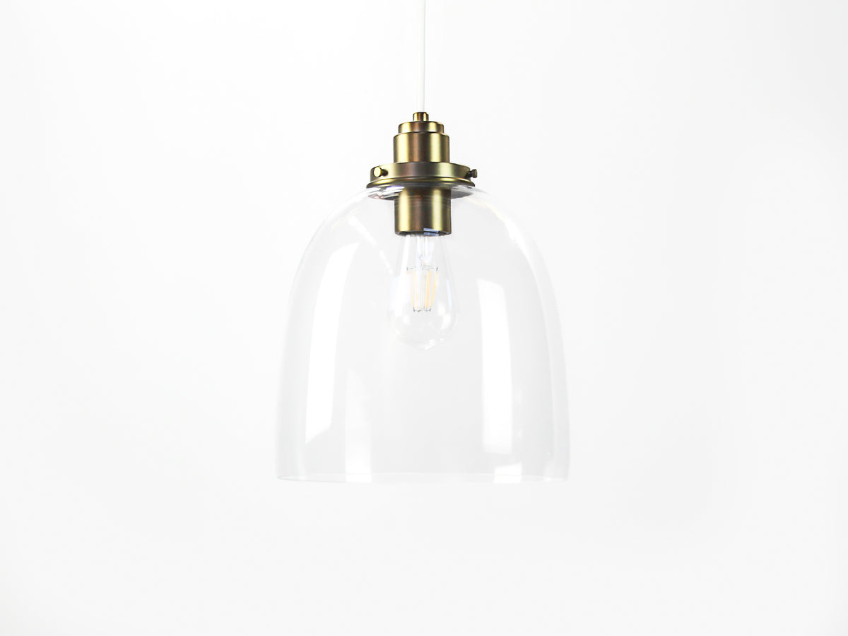25cm Glass Cloche Rory Pendant