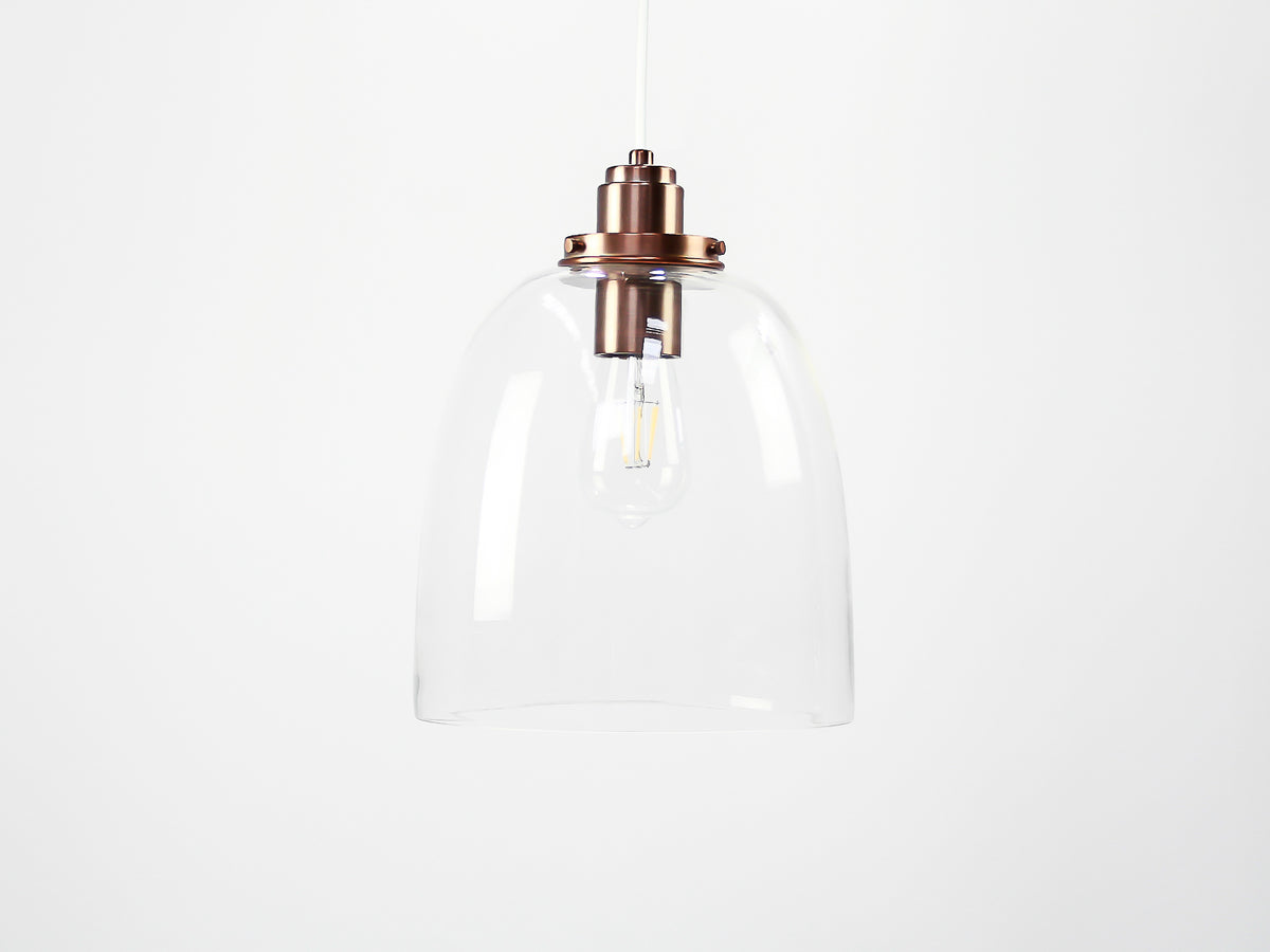 25cm Glass Cloche Rory Pendant
