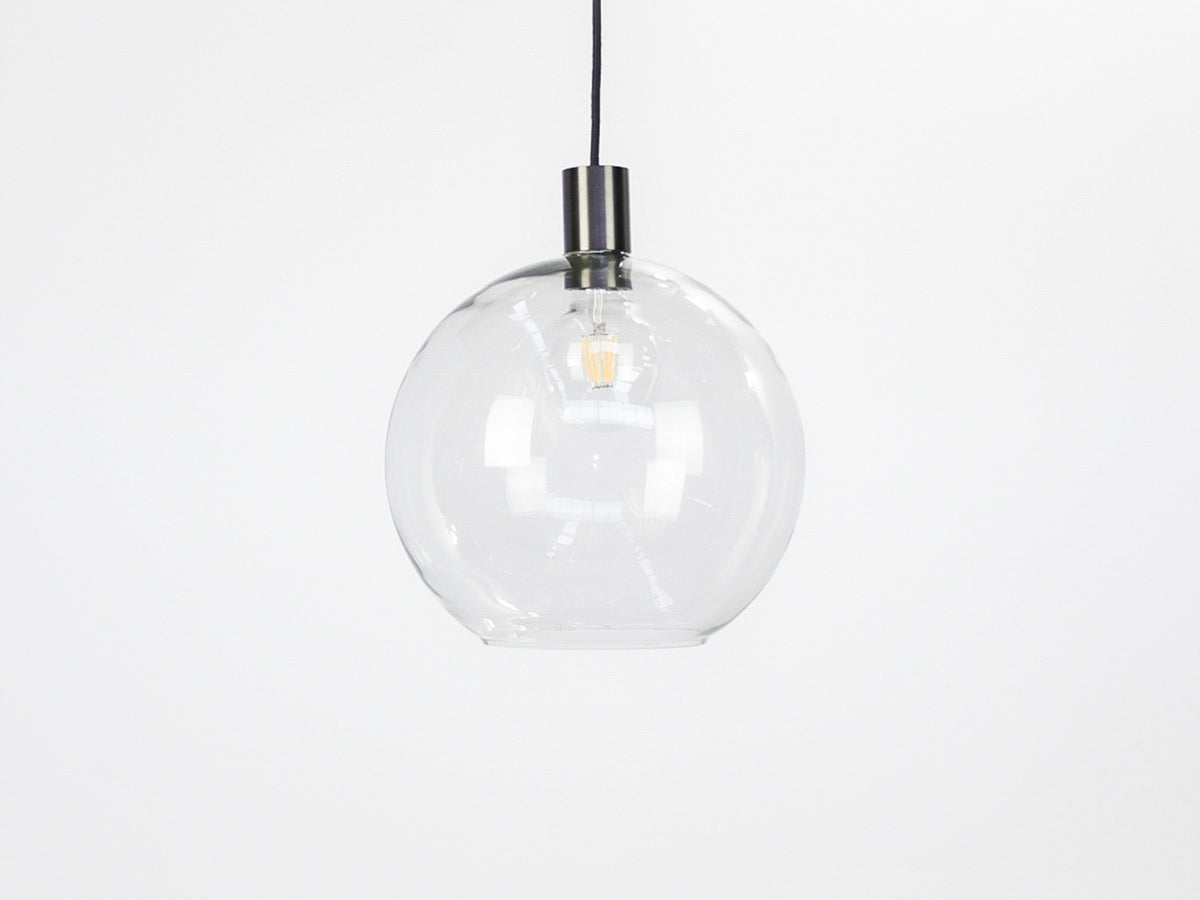 Apothecary 30cm Round Glass Fergus Pendant