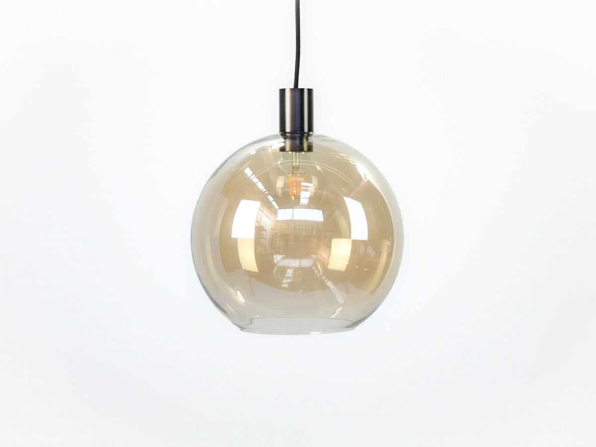 Apothecary 30cm Round Glass Fergus Pendant