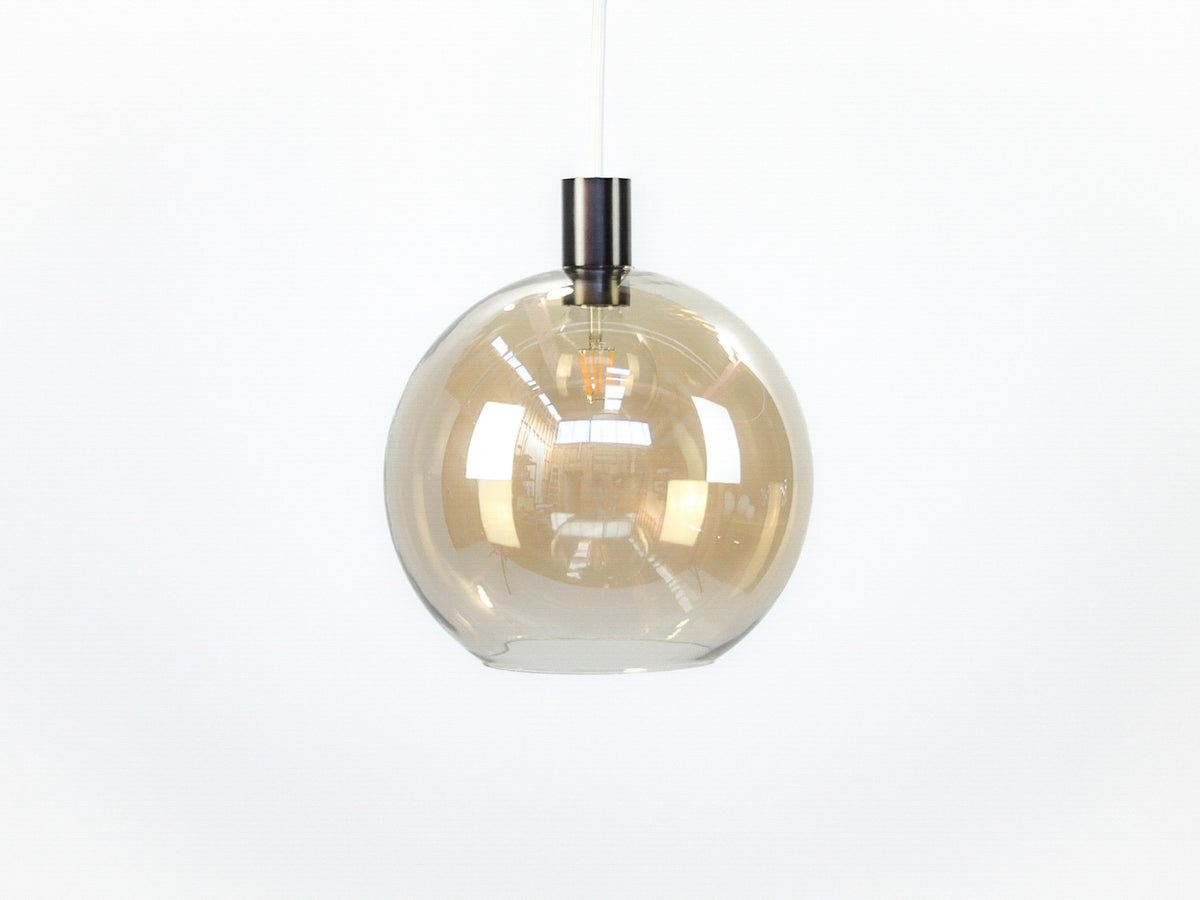 Apothecary 30cm Round Glass Fergus Pendant