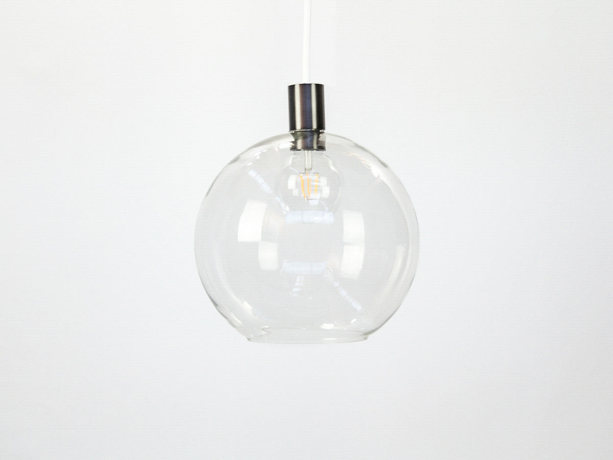 Apothecary 30cm Round Glass Fergus Pendant