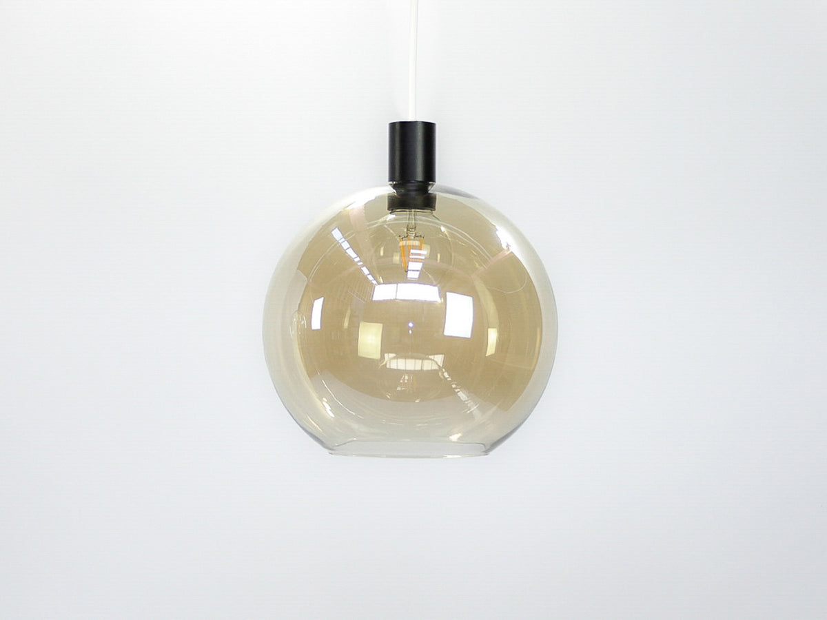 Apothecary 30cm Round Glass Fergus Pendant