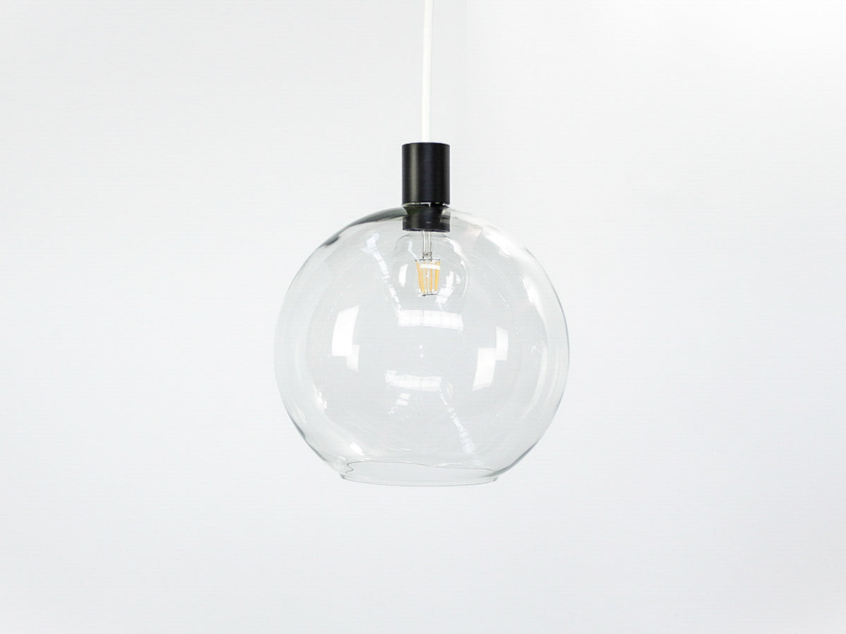 Apothecary 30cm Round Glass Fergus Pendant