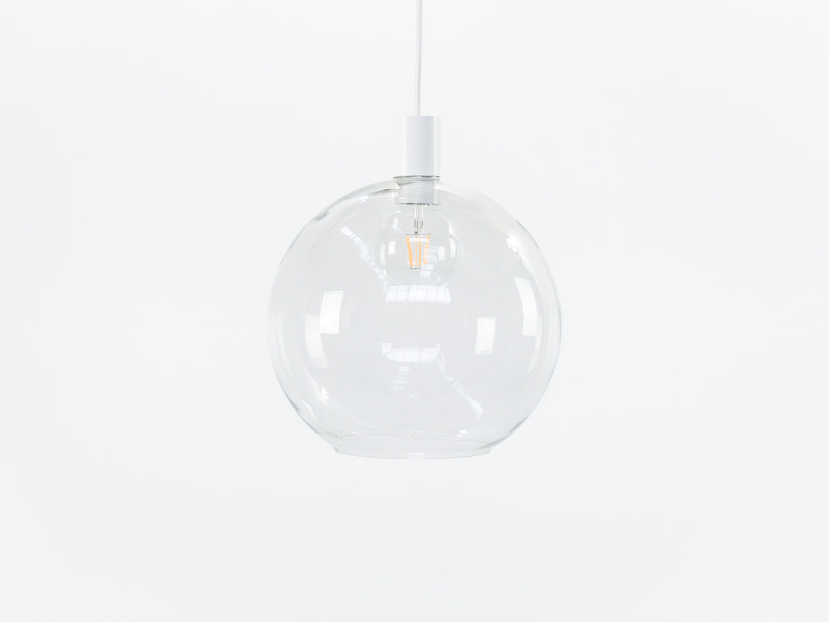 Apothecary 30cm Round Glass Fergus Pendant