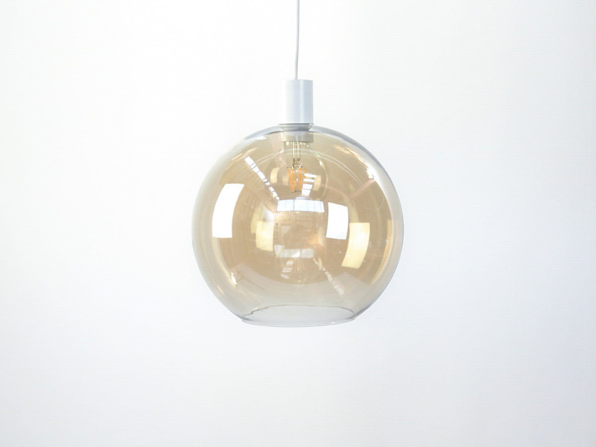 Apothecary 30cm Round Glass Fergus Pendant