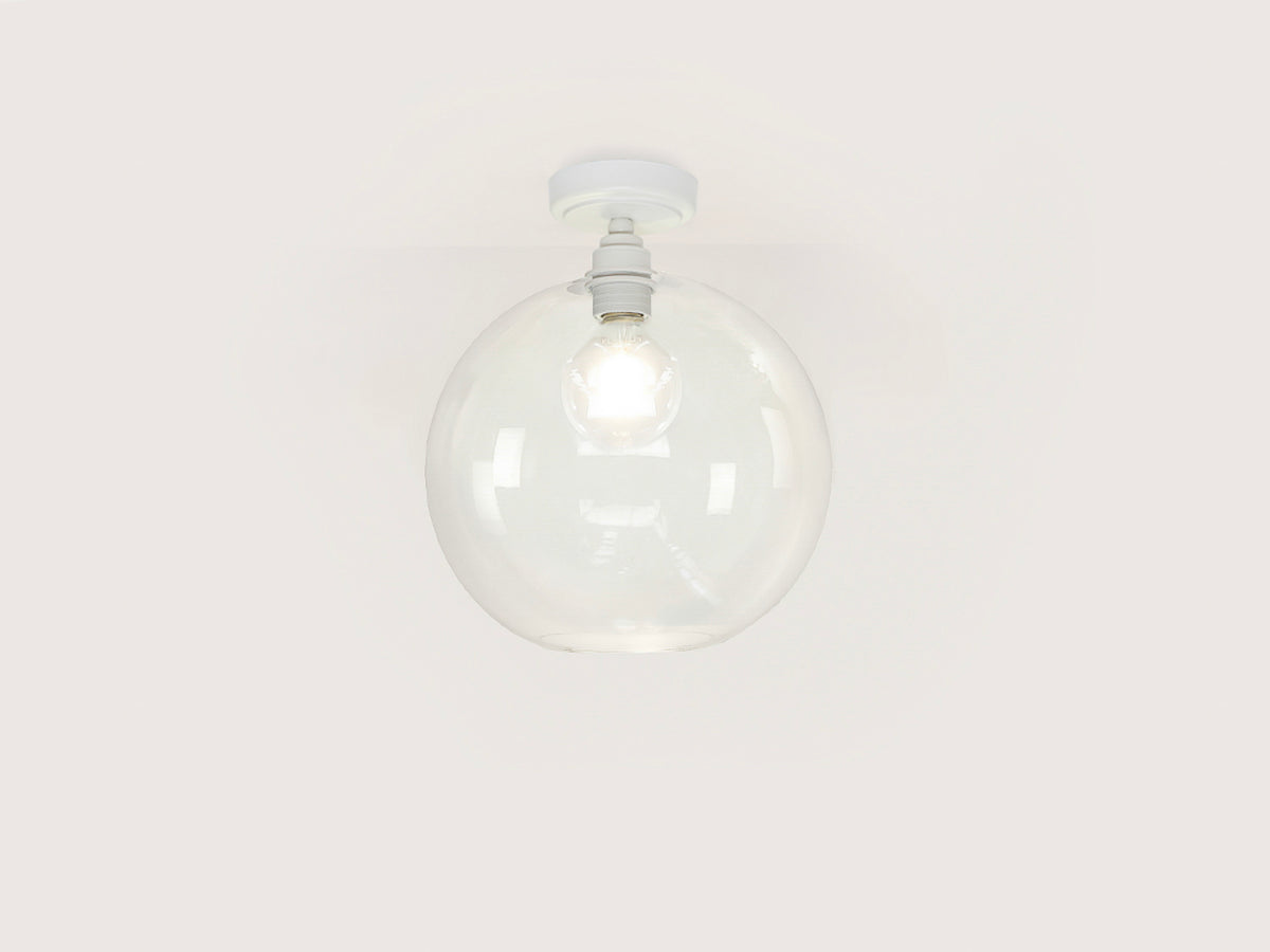 Fixed Arthur with Apothecary 30cm Round Glass Shade