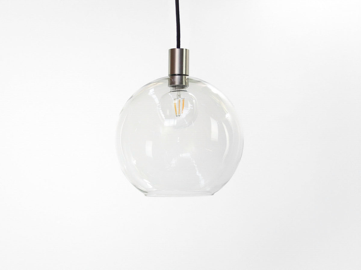 Apothecary 30cm Round Glass Fergus Pendant