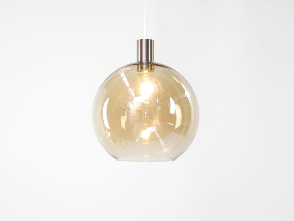 Apothecary 30cm Round Glass Fergus Pendant