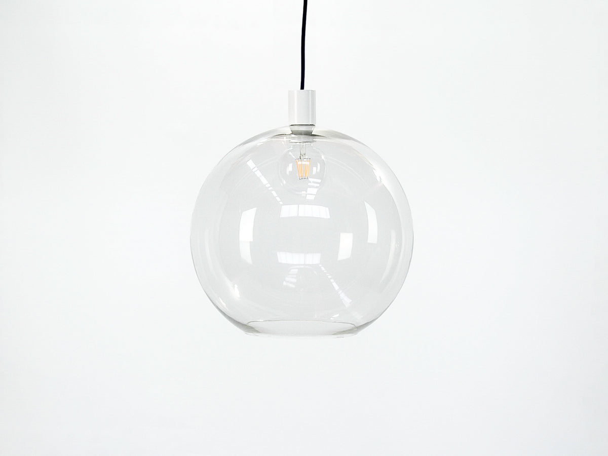 Apothecary 40cm Round Glass Fergus Pendant