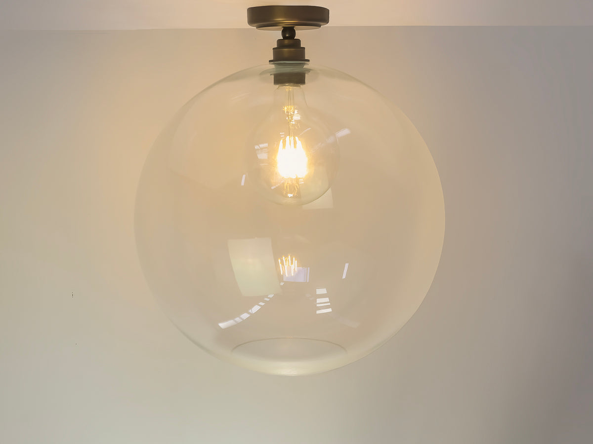 Fixed Arthur with 40cm Apothecary Glass Shade