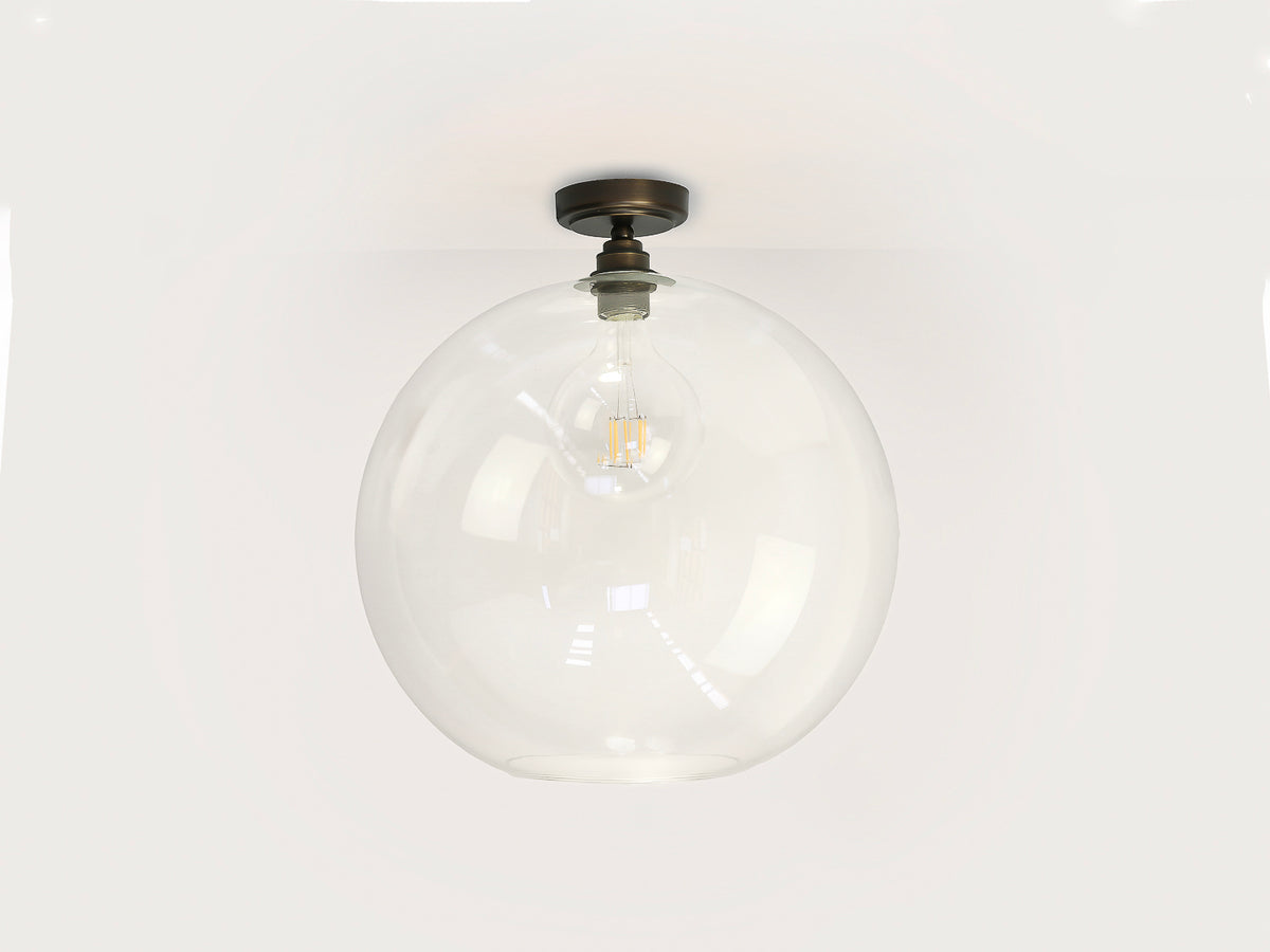 Fixed Arthur with 40cm Apothecary Glass Shade