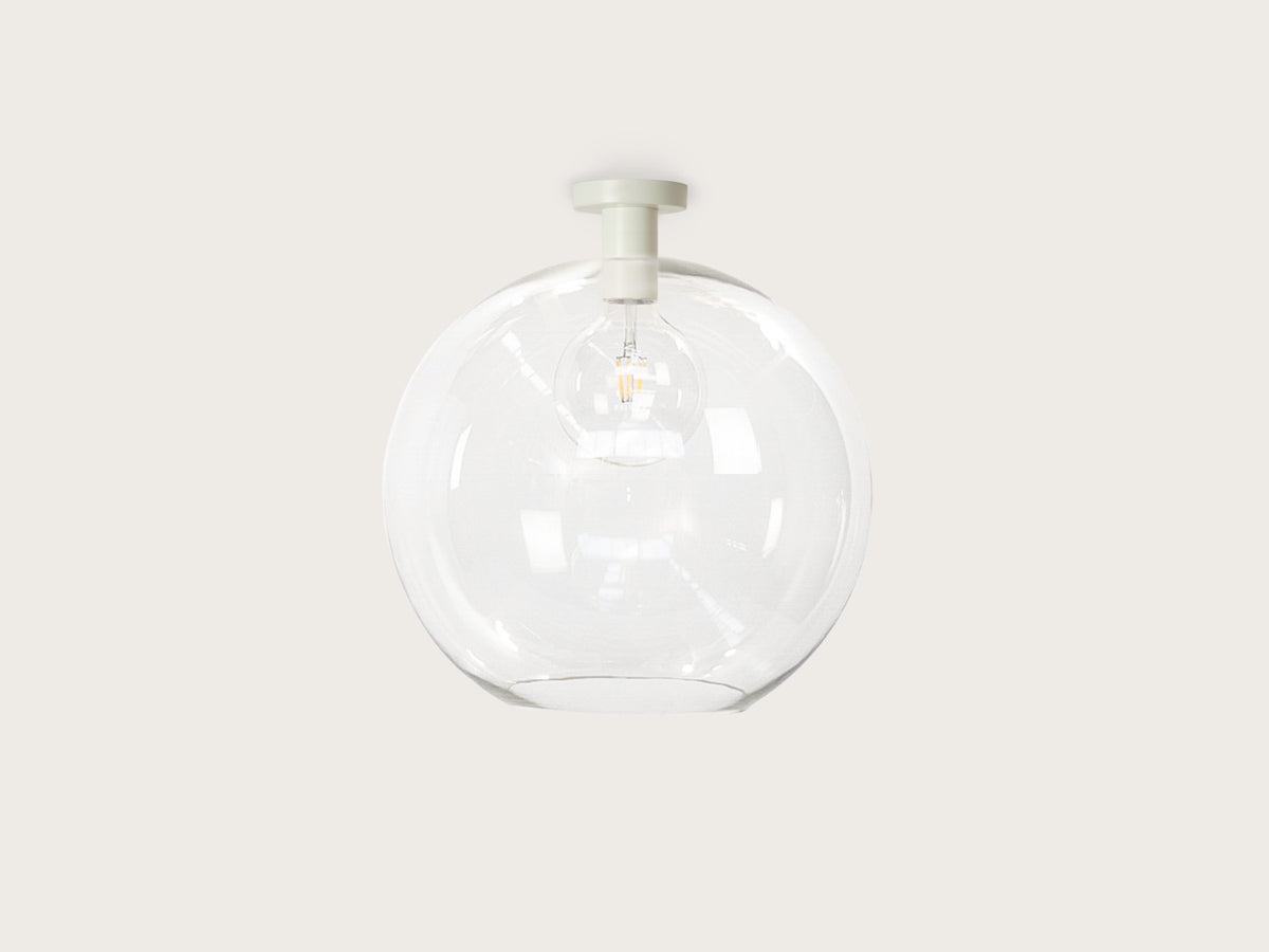 Fixed Fergus with Apothecary 40cm Round Glass Shade