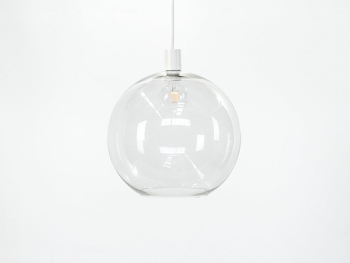 Apothecary 40cm Round Glass Fergus Pendant