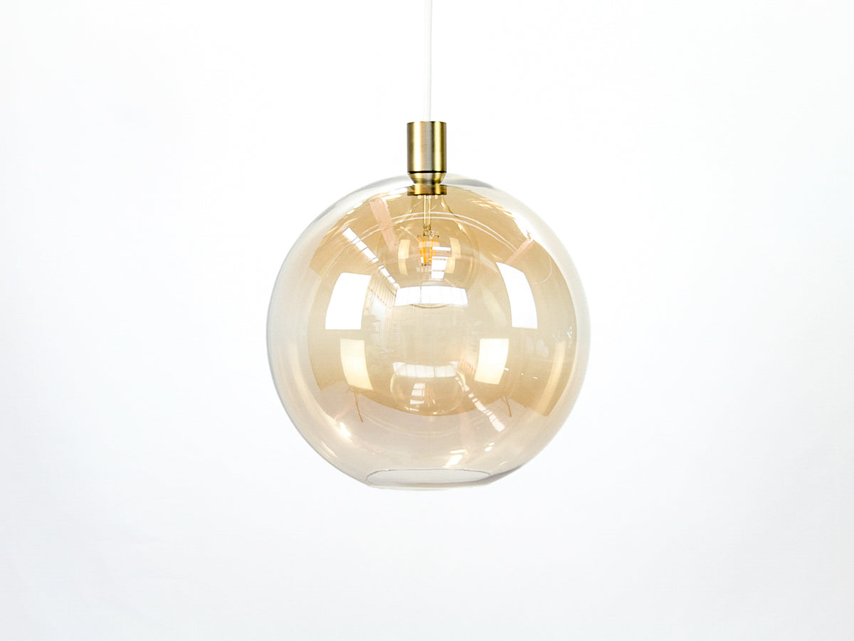 Apothecary 40cm Round Glass Fergus Pendant