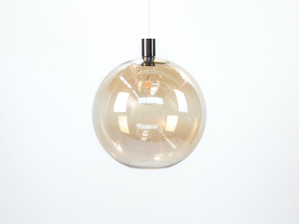 Apothecary 40cm Round Glass Fergus Pendant