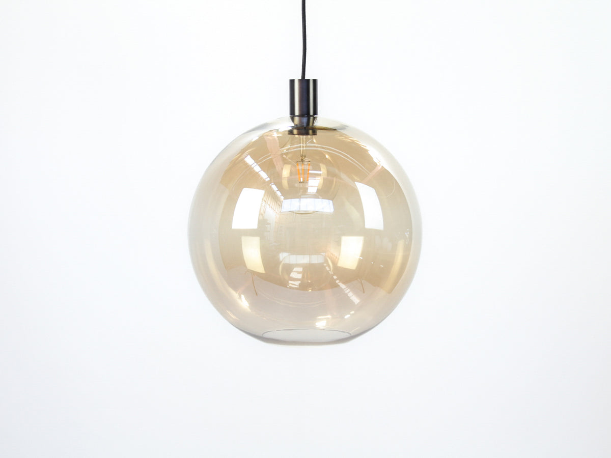 Apothecary 40cm Round Glass Fergus Pendant