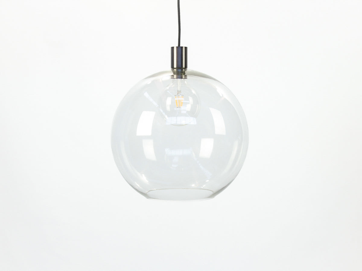 Apothecary 40cm Round Glass Fergus Pendant