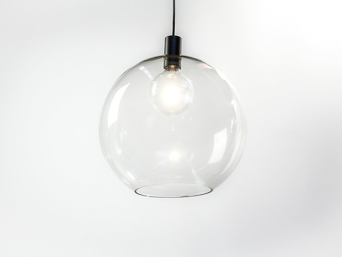 Apothecary 40cm Round Glass Fergus Pendant