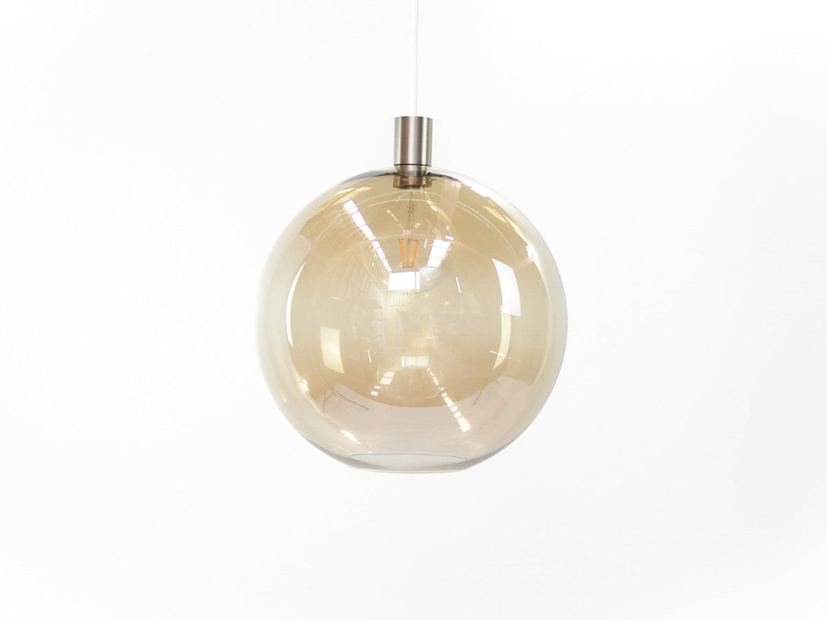 Apothecary 40cm Round Glass Fergus Pendant
