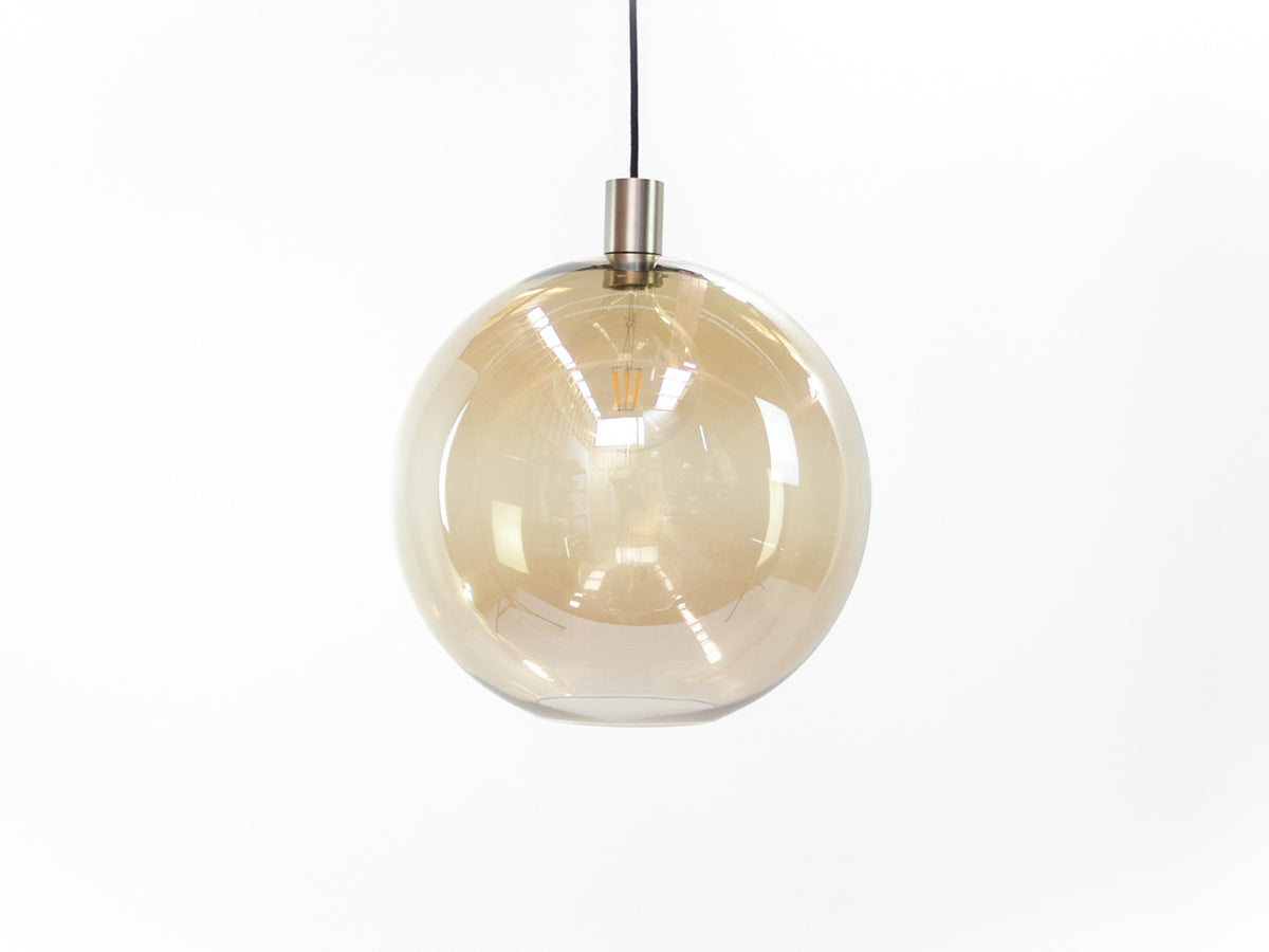 Apothecary 40cm Round Glass Fergus Pendant