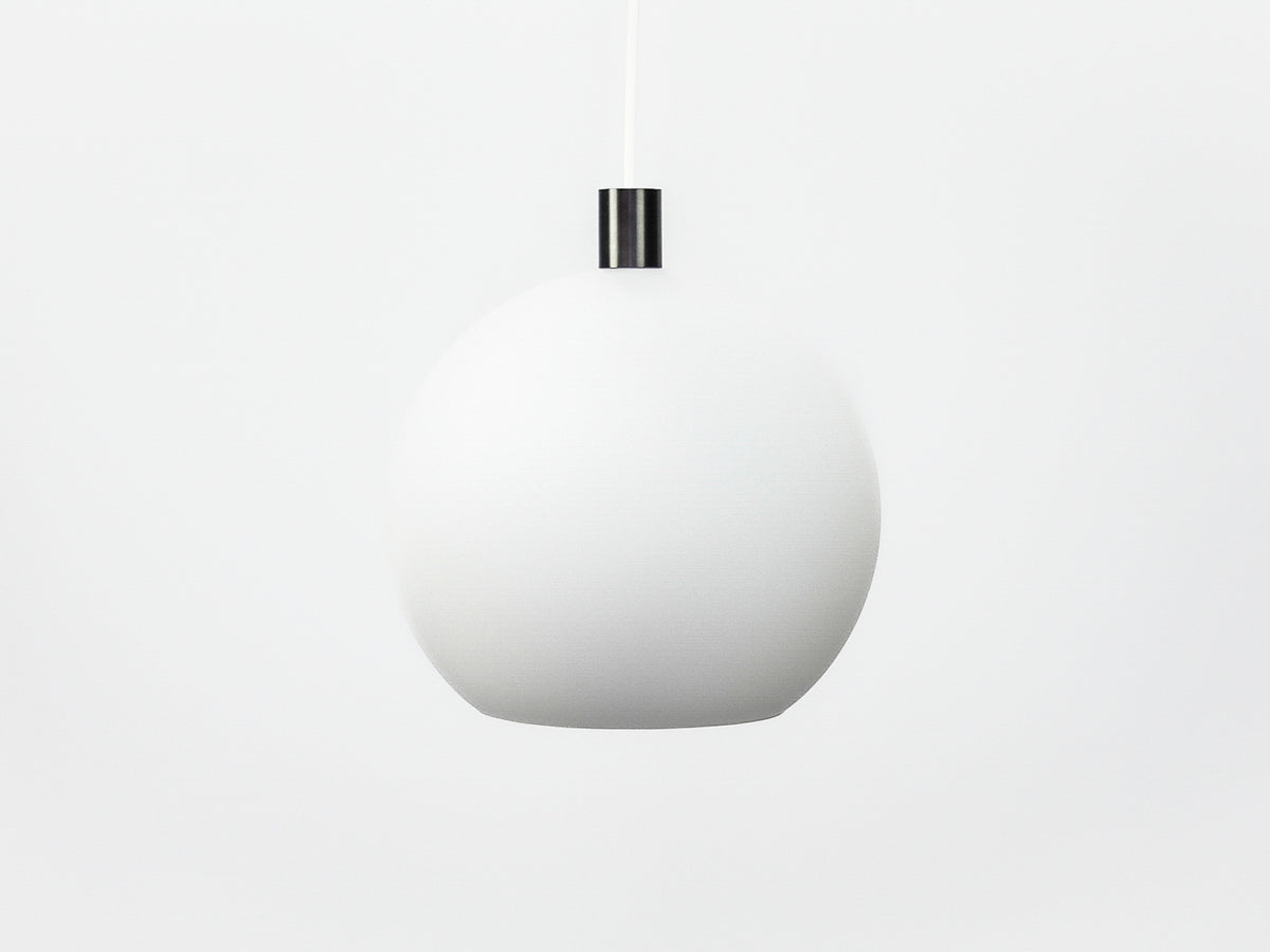 Apothecary 40cm Round Opal Glass Fergus Pendant