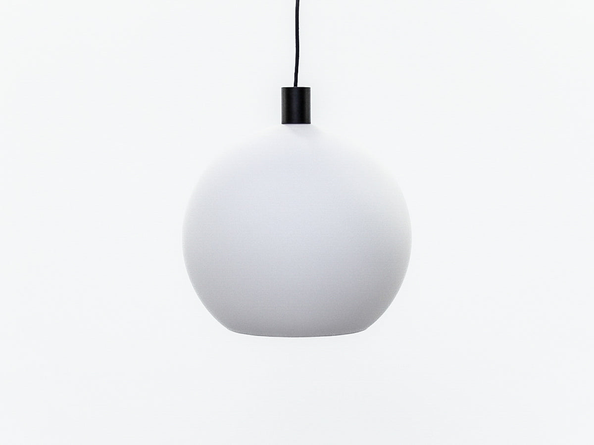 Apothecary 40cm Round Opal Glass Fergus Pendant