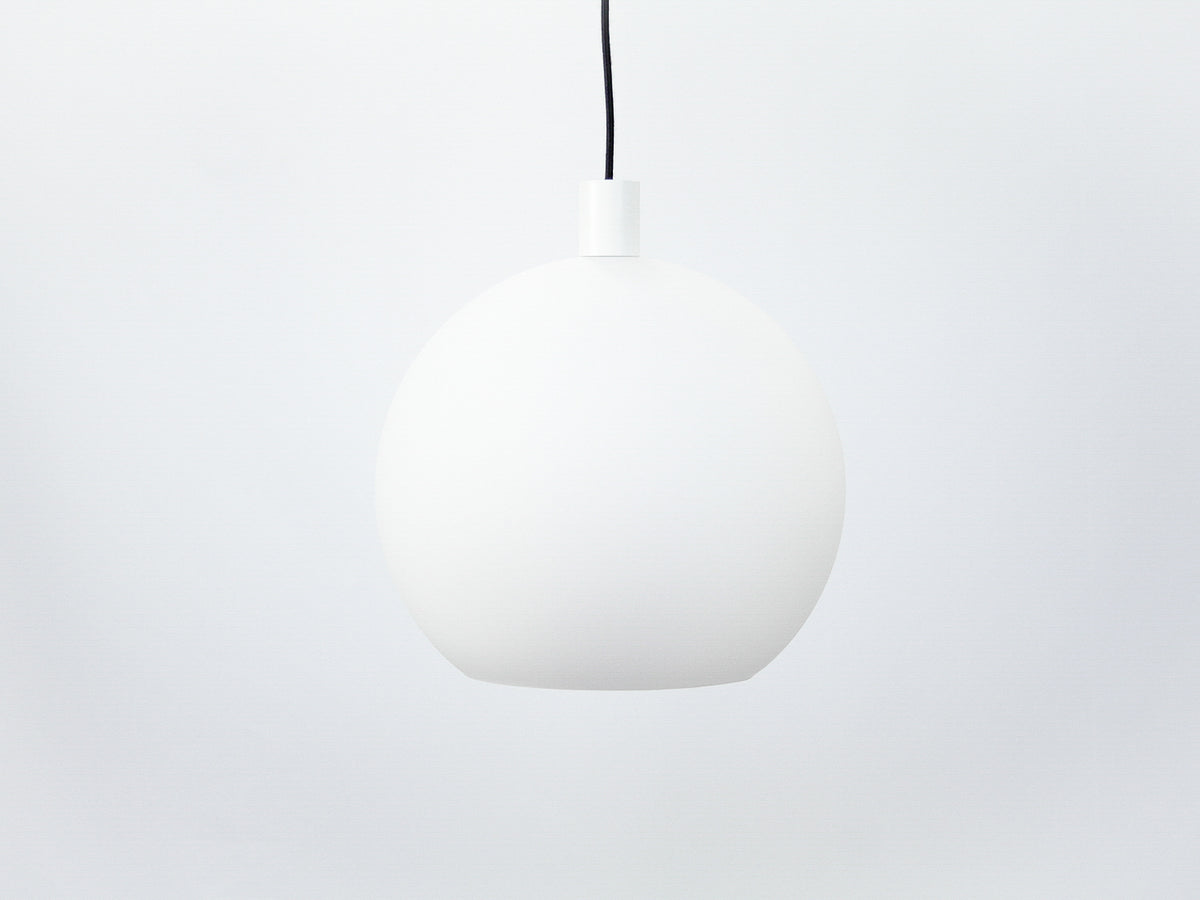 Apothecary 40cm Round Opal Glass Fergus Pendant