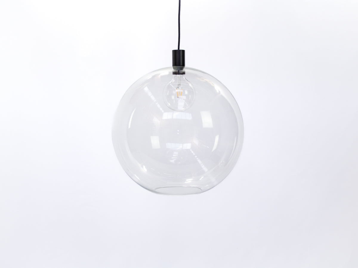 Apothecary 40cm Round Glass Fergus Pendant