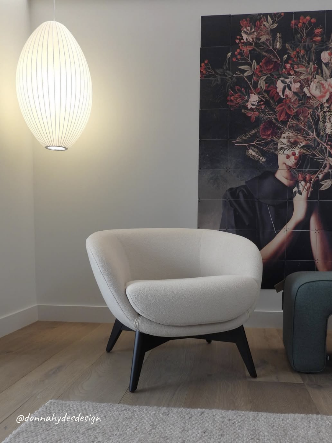 45cm Bubble Cigar Pendant