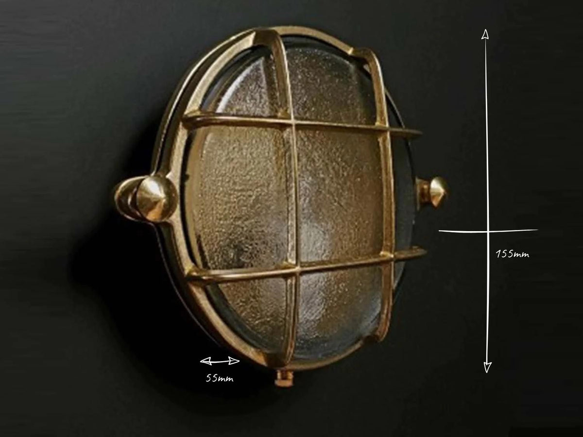 Hermes Bulkhead Outdoor Wall Light - IP64 rated