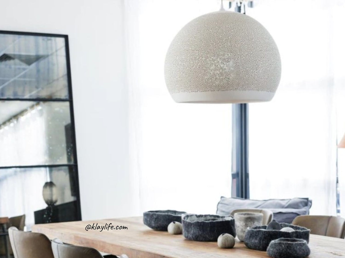 POTT Project 60cm SpongeUp Clay Pendant