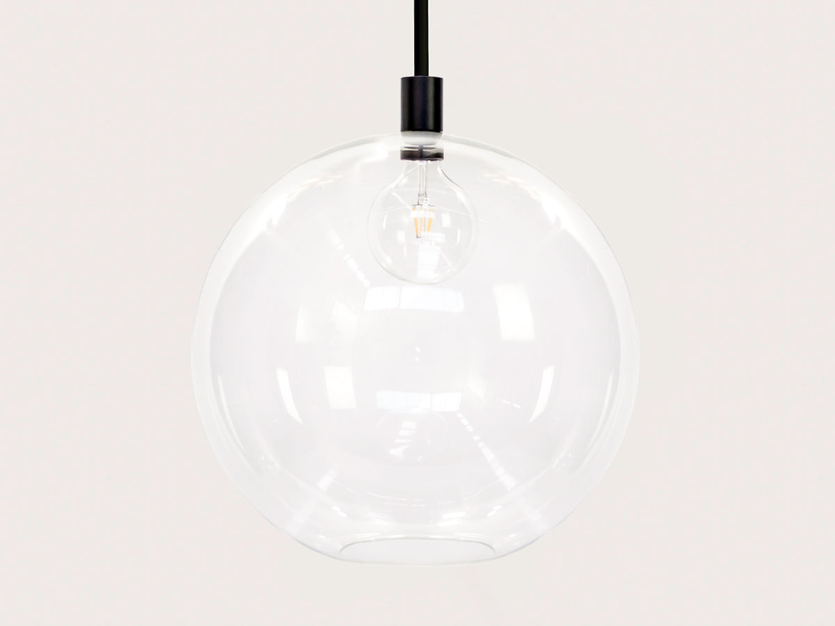 Apothecary 50cm Round Glass Fergus Rodded Pendant