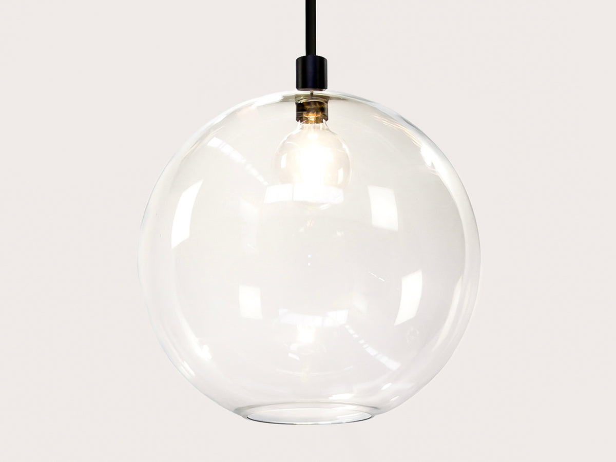 Apothecary 50cm Round Glass Fergus Rodded Pendant